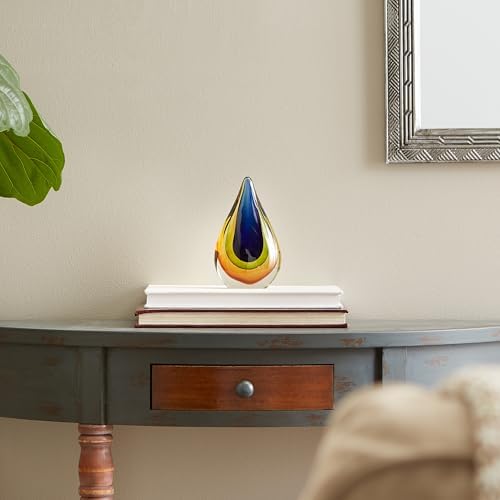 Zingz Thingz Teardrop Glass Dcor 4x2x65