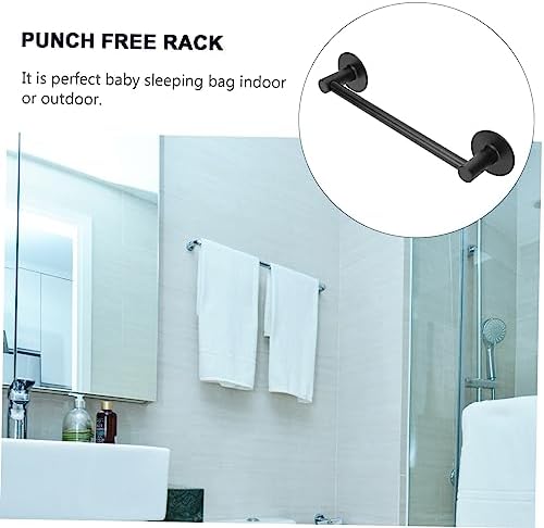 Luxshiny Wall Mounted Towel Rack for Bathroom Kitchen