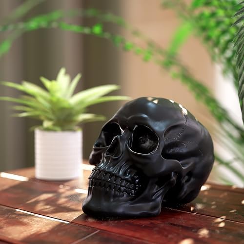READAEER Resin Skull Statue for Home Decor 1