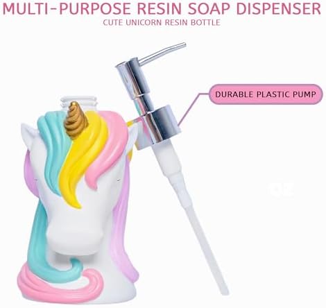 Unicorn Soap Dispenser Bathroom Decor