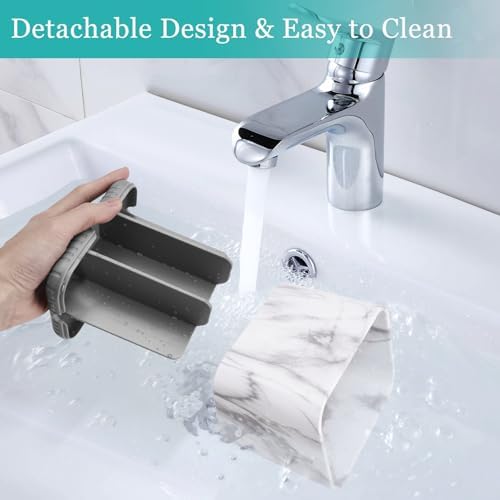 PARKMANI Toothbrush Holder Grey Marble Grain
