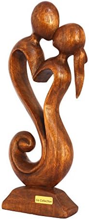 12 G6 Collection Wooden Abstract Sculpture - Eternal Love