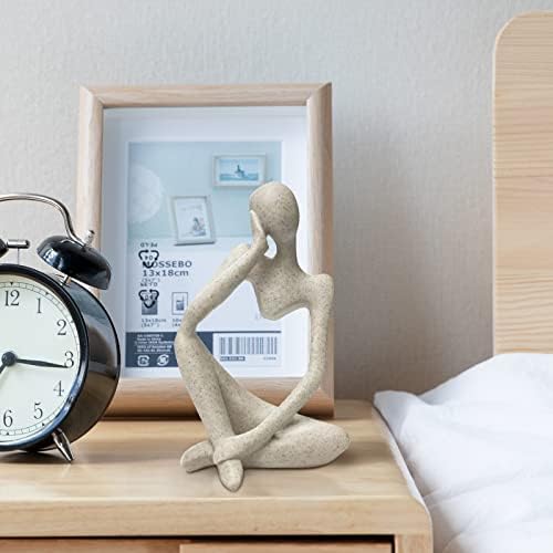 Sandstone Resin Abstract Thinker Statue Home Decor