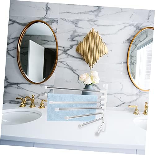 NUOBESTY 1Set Wall Mounted Towel Rack with Stainless Steel Design