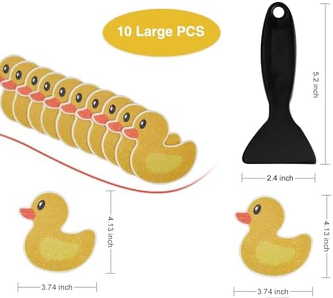 Secopad Non-Slip Bathtub Stickers with Duck Decal