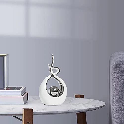 Norrclp Modern Abstract Ceramic Statue Table Decor