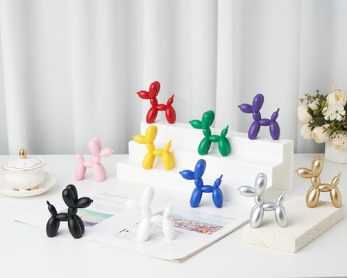 AMOIENSIS Balloon Dog Statue 4 Inch Funny Home Decor