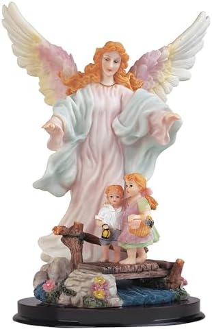 ICE ARMOR 9 Inch Pink Guardian Angel Figurine