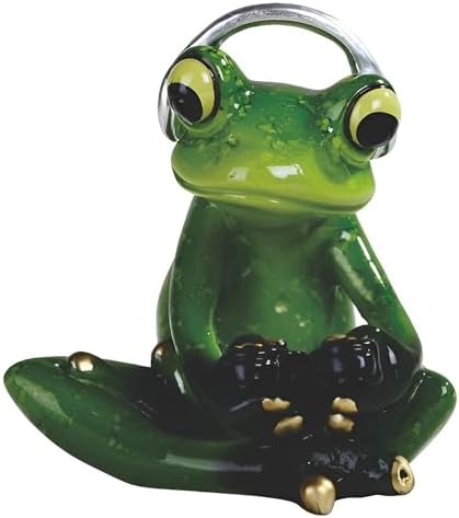 ICE ARMOR 3 Inch Frog Gaming Figurine with Headset