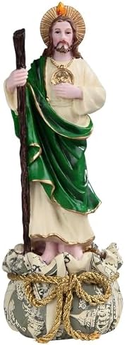 ICE ARMOR 9 H Saint Jude Standing on Money Sack Statue