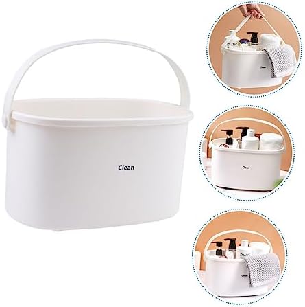 Ciieeo Portable Plastic Shower Basket with Handle 1