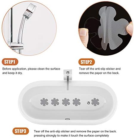 Secopad Non-Slip Bathtub Stickers 12PCS Safety Treads 1