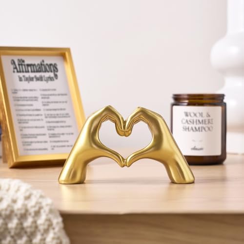 Heart Hands Sculpture Decor for Bedroom and Office