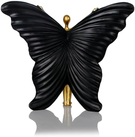 Wisifayardin Black Fairy Statues Indoor Decor - Resin Modern Home Sculpture