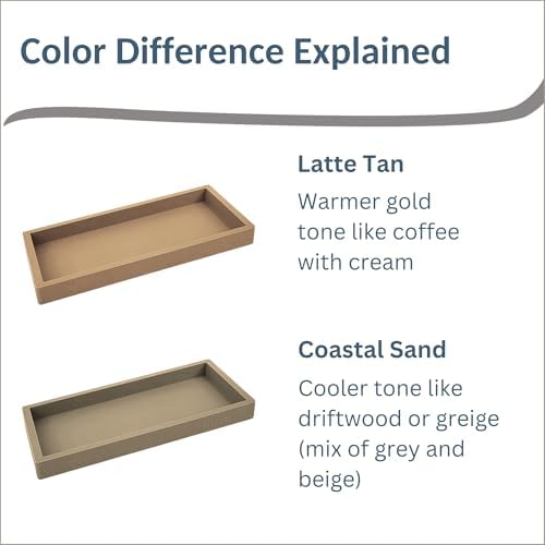 Spacewiser Countertop Vanity Tray - 77 Inch Silicone Holder