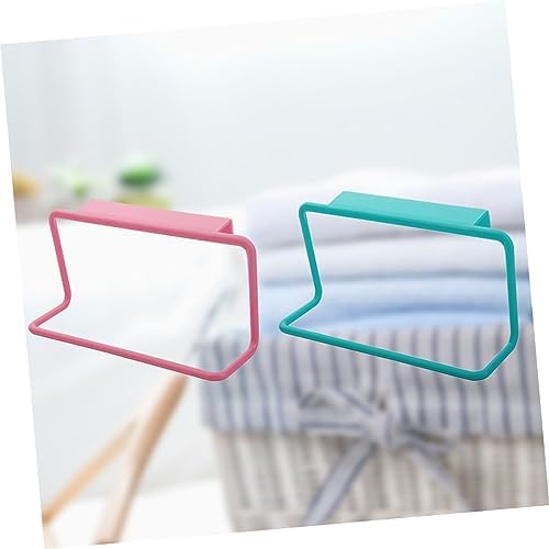 2Pcs Door Towel Rack Hanger for Kitchen Bathroom