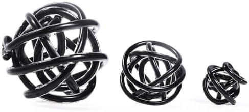 Luxury Lane Infinity Knot Decorative Glass Ball 4 inch