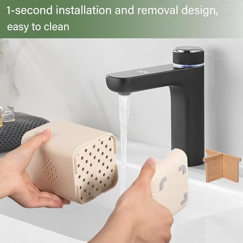 Durable 3-Slot Toothbrush Holder for Bathroom