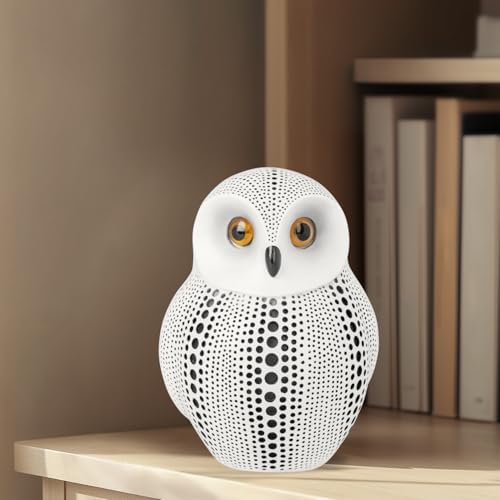 Torre Tagus Dotted White Owl Statue - 65 Inches Home Decor