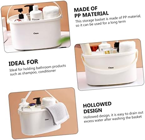 Wakauto Portable Shower Basket with Drain Design