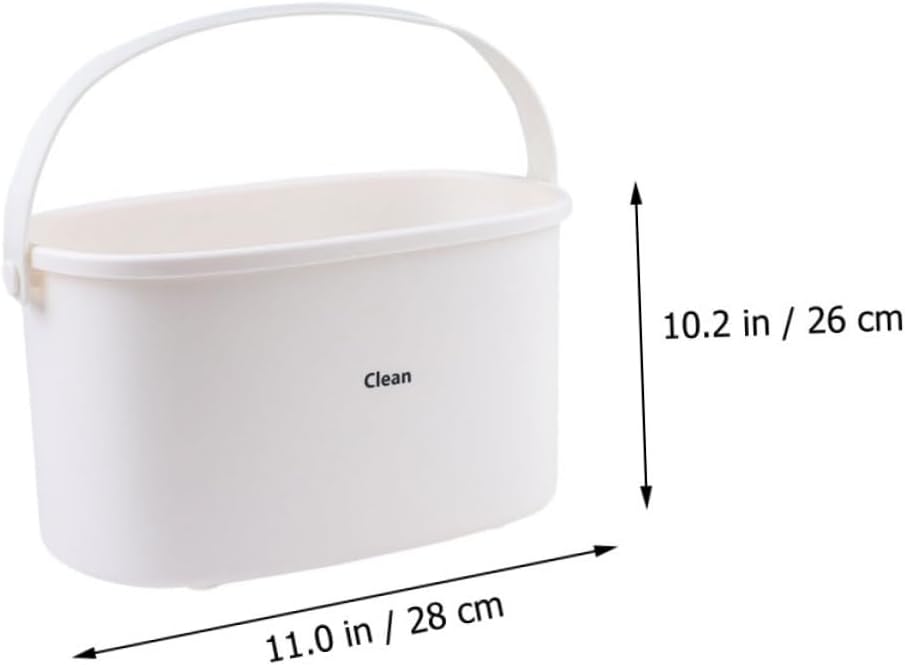 PRETYZOOM 1Pc Plastic Shower Basket Organizer for Bathroom Kitchen and Hotel