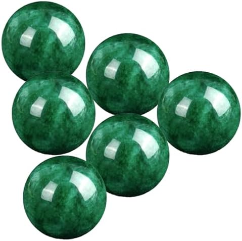 Natural Green Stone Ball 47cm 6 PCS for Feng Shui Decor