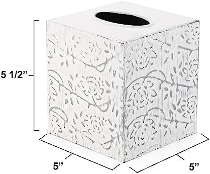 Country Chic Rustic Tissue Box Holder
