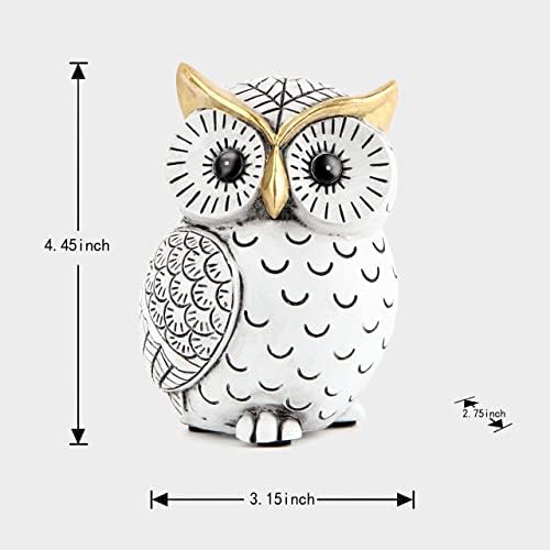 Smadeer Owl Statue Home Decor Accents