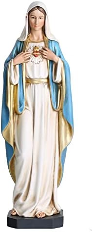 BC Catholic Immaculate Heart of Mary Statue 10 H