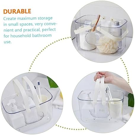 Whale Shaped Plastic Bathroom Basket with Handle