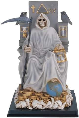 ICE ARMOR 1075 H White Santa Muerte Statue