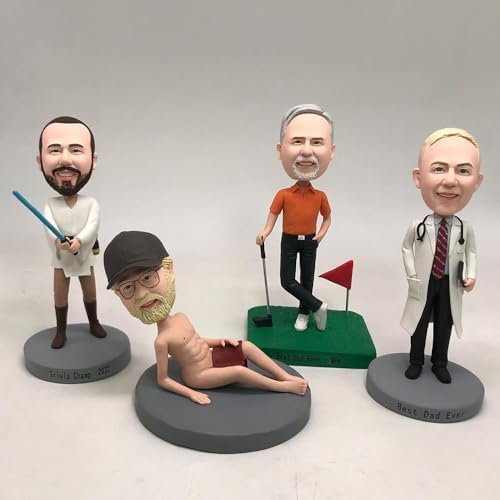 Custom Bobbleheads - 6-8 Inch Personalized Sculptures