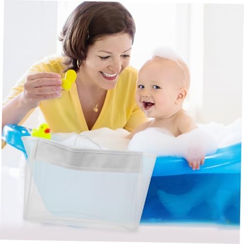 SOPOTUTU Portable Mesh Bath Toy Organizer with Quick Dry Design