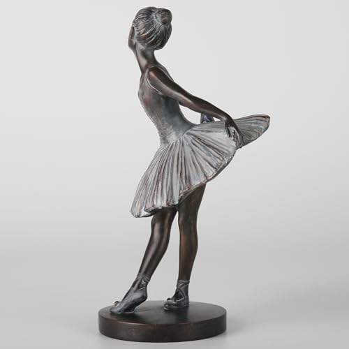 Grace4Joy Ballerina Figurine Resin Bronze Sculpture
