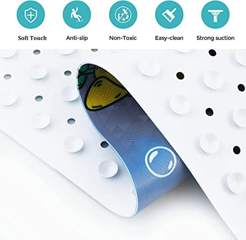Tubozadi Kids Non Slip Bath Mat with Suction Cups