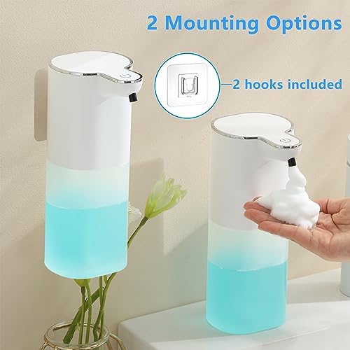 Touchless Foaming Soap Dispenser with Wall Mount Hook