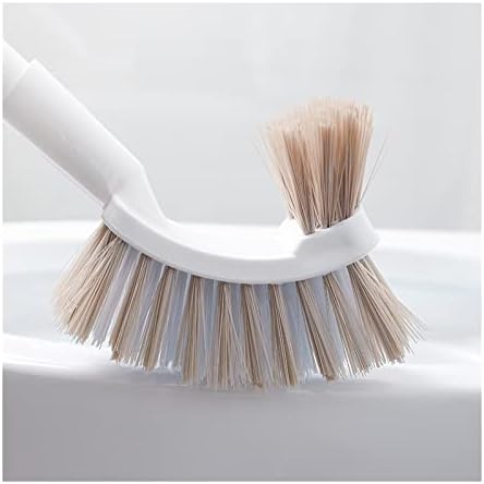 Stylish Toilet Brush with Holder and Hanging Design