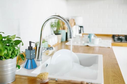 Jay Franco Minecraft Resin Soap Dispenser - Blue Squid Gamer Bathroom Accessory 1