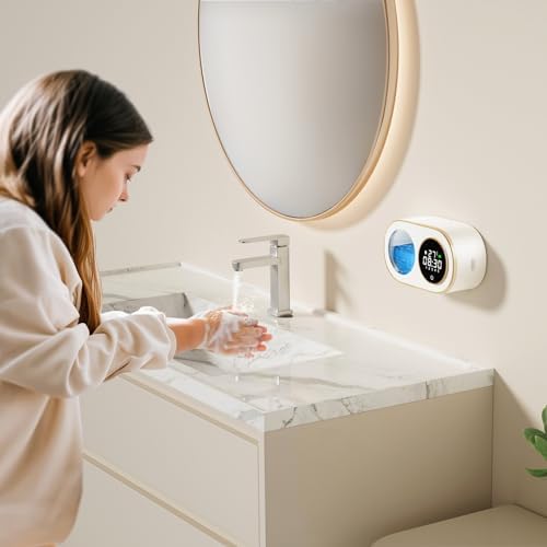 VKM Automatic Touchless Foam Soap Dispenser with Time Temp Display