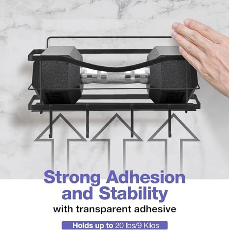 KINCMAX Premium Shower Caddy with 4 Hooks