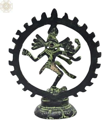 Exotic India Brass Nataraja Statue 3-Inch