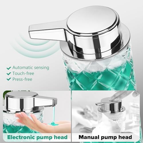 Blancel Automatic Soap Dispenser 11 OZ Glass Touchless