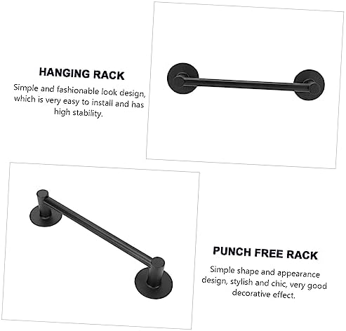 Luxshiny Wall Mounted Towel Rack for Bathroom Kitchen