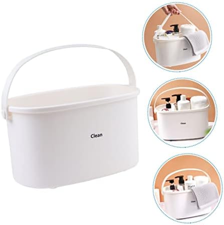 PRETYZOOM 1Pc Plastic Shower Basket Organizer for Bathroom Kitchen and Hotel