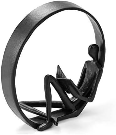 Hanyibao Reading Book Statue Decor Sculpture