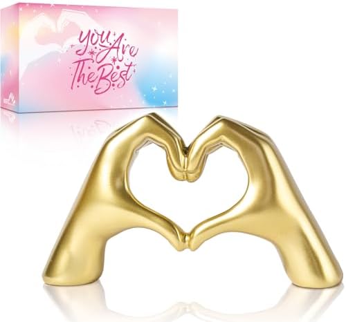Heart Hands Sculpture Decor for Bedroom and Office