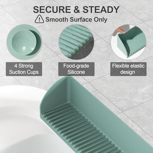 Roslim 2Pack Silicone Splash Guard with 4 Suction Cups 1