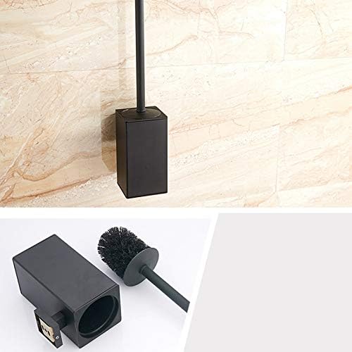 RETYLY Steel Brush Black Wall Mount Holder 1