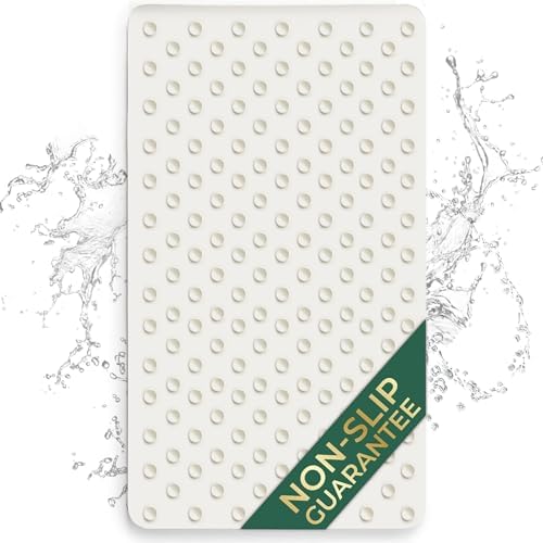 Epica Non Slip Bath Mat - 16 x 28 Real Rubber