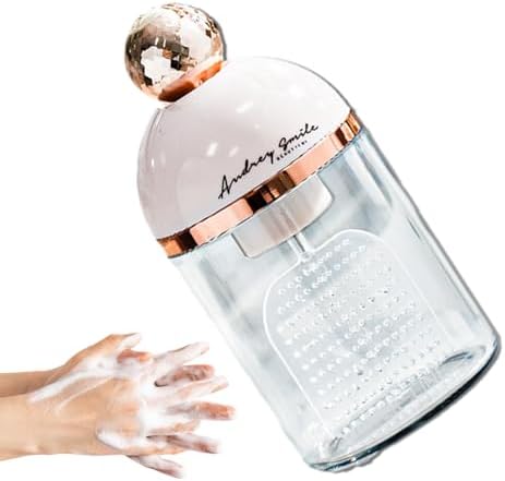 Touchless Dish Soap Dispenser with LED Light and Foaming Feature Pink